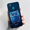 Handyhülle Für Infinix S5/S5 lite/X652/Camon 12 Air/CC6 Schwarz Niedliche Cartoons Bemalte Hülle Stoßdämpfer Weiche Stoßfeste Schwarze Hülle