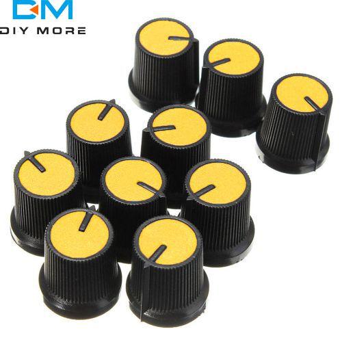 10PCS/lot WH148 Potentiometer knob Cap AG2 Plastic Knob For Diameter 6mm Knob Plum Handle