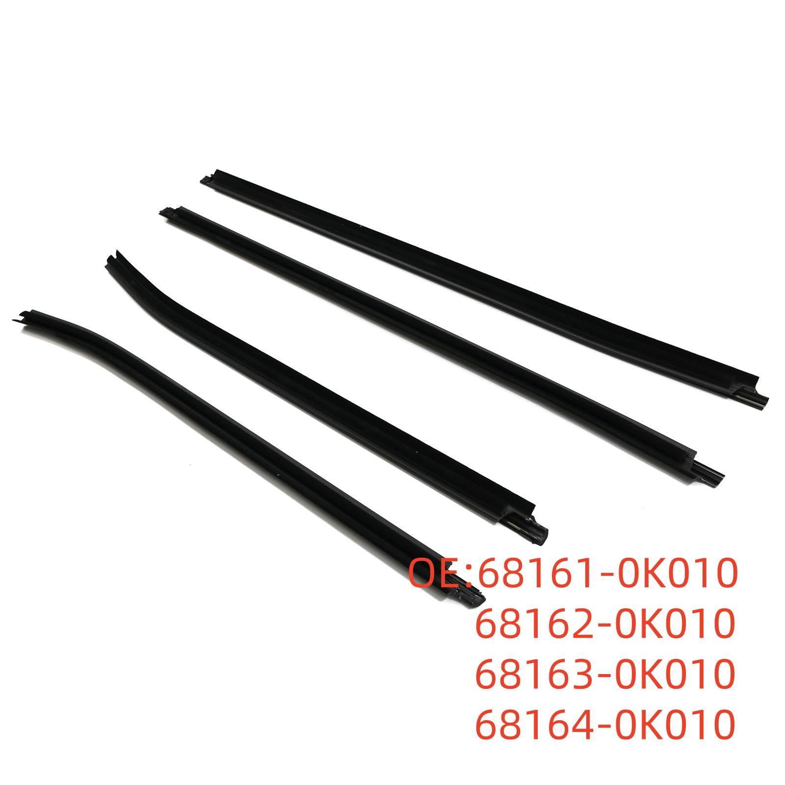 Уплотнительная лента окна Toyota Hilux 68161-0K010 (Модели 2011-2015 годов) 68161-0K010 68162-0K010 68163-0K010 68164-0K010