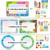 No Mess Kids Water Drawing Mat  Doodle Coloring Board With Magic Pens  Stamps Educational Montessori Toy Gift For Boys Girls