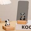 Panda Phone Stand Cute Resin Desk Accessory For Office Gifts And Home Decor