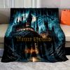 Personalization Custom Name Blanket Magic Academy Printing Suitable for Sofa, Bed, Travel, Camping, Car, Chair and Bed for Gifts