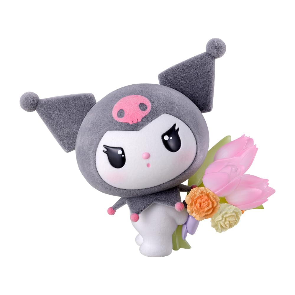 Rowtashii Noise Mofamofy Sanrio Approximately and Nylon Figure Kuromi, 100mm, PVC, ABS, Pre-painted