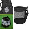 Portable Golf Meshy Net Bag  Drawstrings Pouches Bag Organizer Golf Fitting Bag