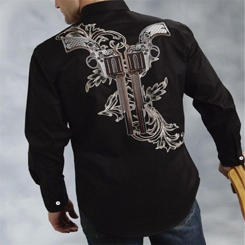 Men's Shirt Shirt Snake Totem Sub -sleeve Character Soft Material Casual Outdoor Snakeskin Graphics