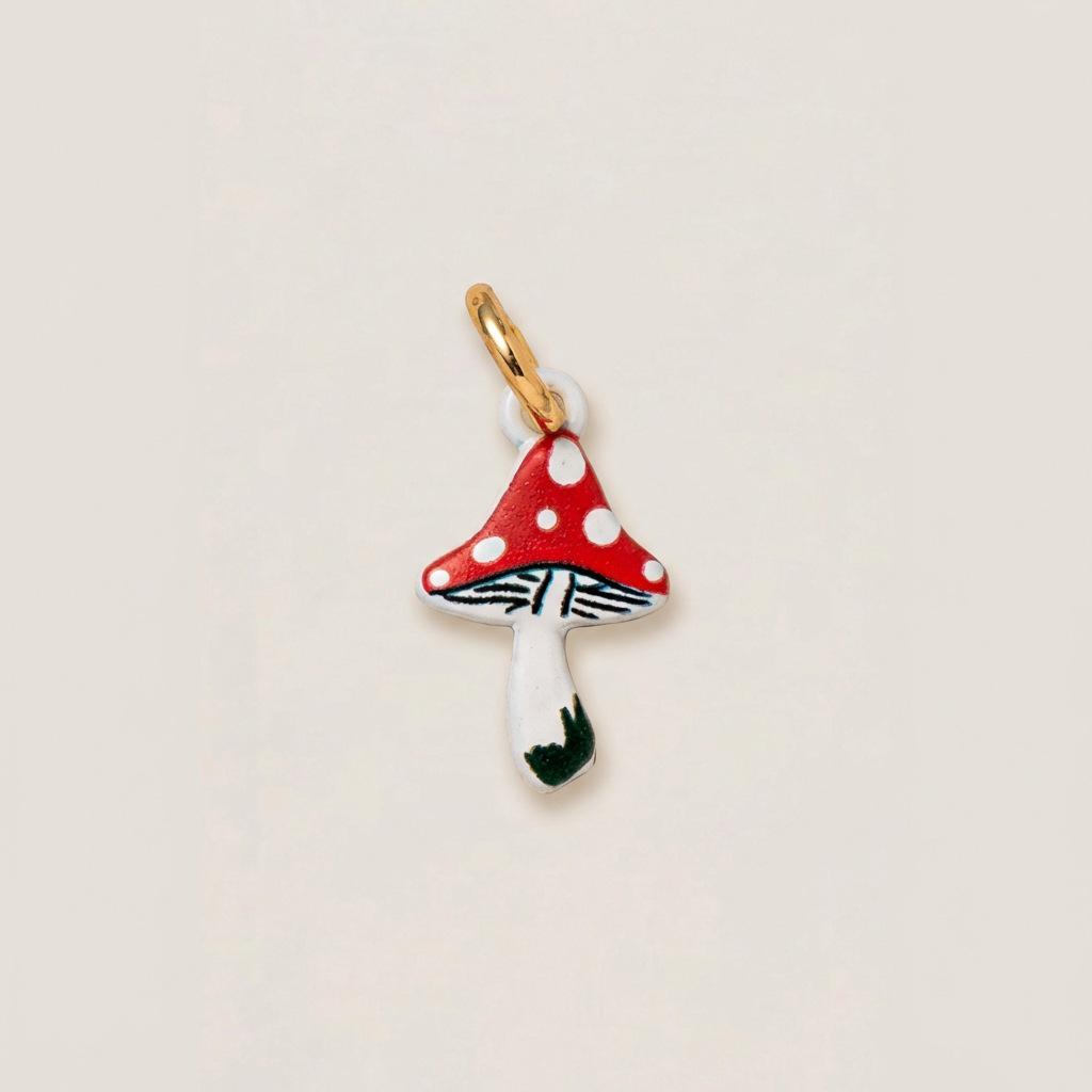 Europe's Hot-Selling Cute Pendant DIY Necklace: Little Fox, Rocking Horse, Mushroom, Swan, Rabbit, Rooster