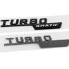 2 ks ABS Auto Blatník Turbo 4MATIC Logo Znak Odznak Nálepka Pro A45 C117 CLA 35 45 GLA45 X247 GLE53 Příslušenství