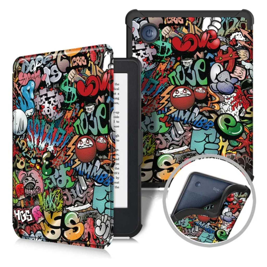 Per Kobo Clara BW / Clara Colour 2025 Custodia 6 pollici Auto Wake Sleep Copertina in Pelle PU Morbida Magnetica Custodia per Ereader N365 N367 Funda