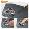 NORTHJO 2Pcs For Honor 400 Lite 5G Camera Lens Protector Tempered Glass Clear Lens Film 3D Full Coverage