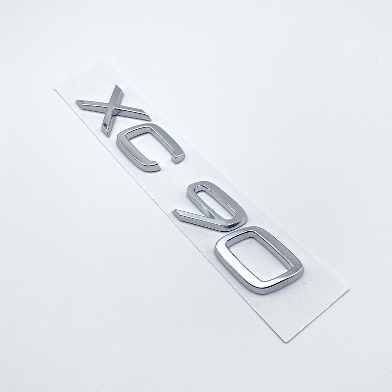 dgwxr9 New 3D Car Styling B5 B6 T5 T6 V8 AWD Rear Trunk Tail Logo Emblem Sticker for VOLVO XC90 Chrome Black Badge