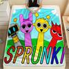 Sprunki,pattern Flannel Blanket, High Quality Comfortable for All Seasons, Home Decor, Warmth and Comfort, Perfect for Gifts.