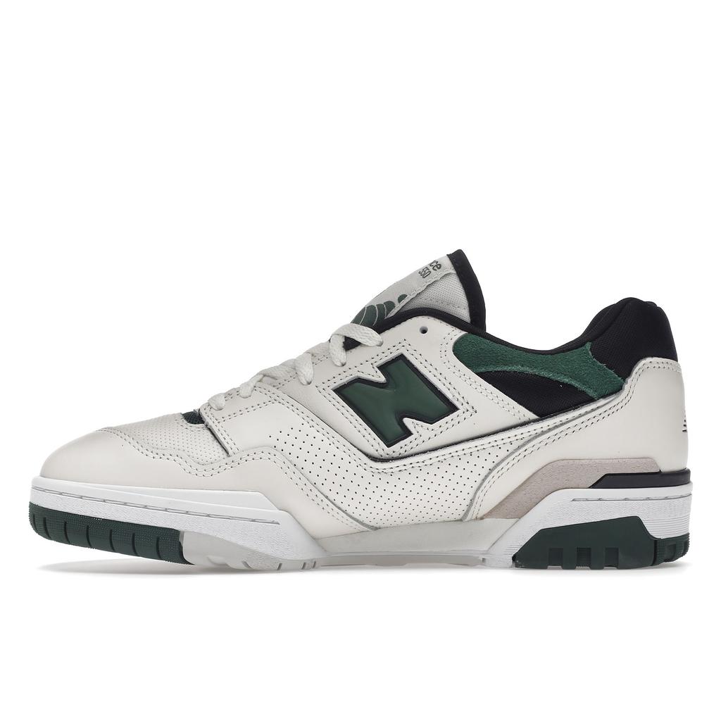 

New Balance 550 Sea Salt Pine Green Unisex Sneakers White Black BB550VTC EU 36 сосна зеленый