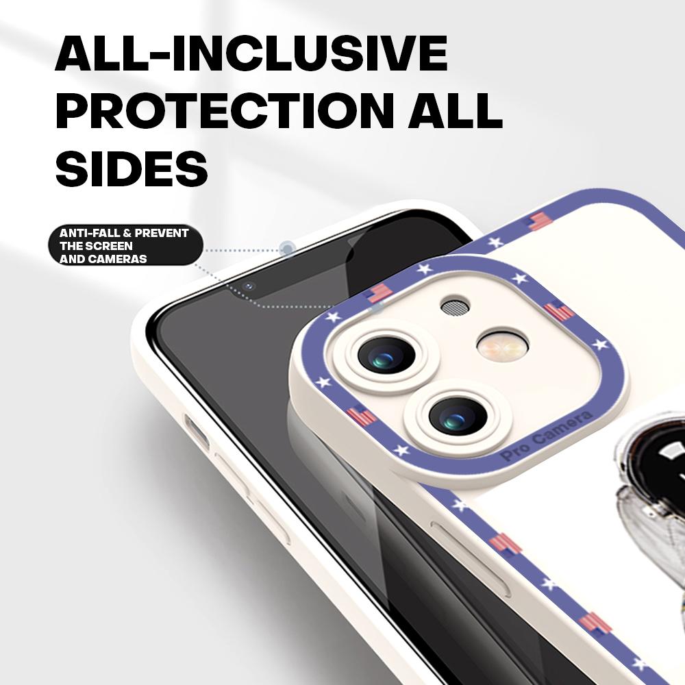 Telefondeksel Myk Gummi TPU Mobiltelefondeksel Full Dekning Kamerabeskyttelsesdesign Støtsikkert Deksel for OPPO Realme