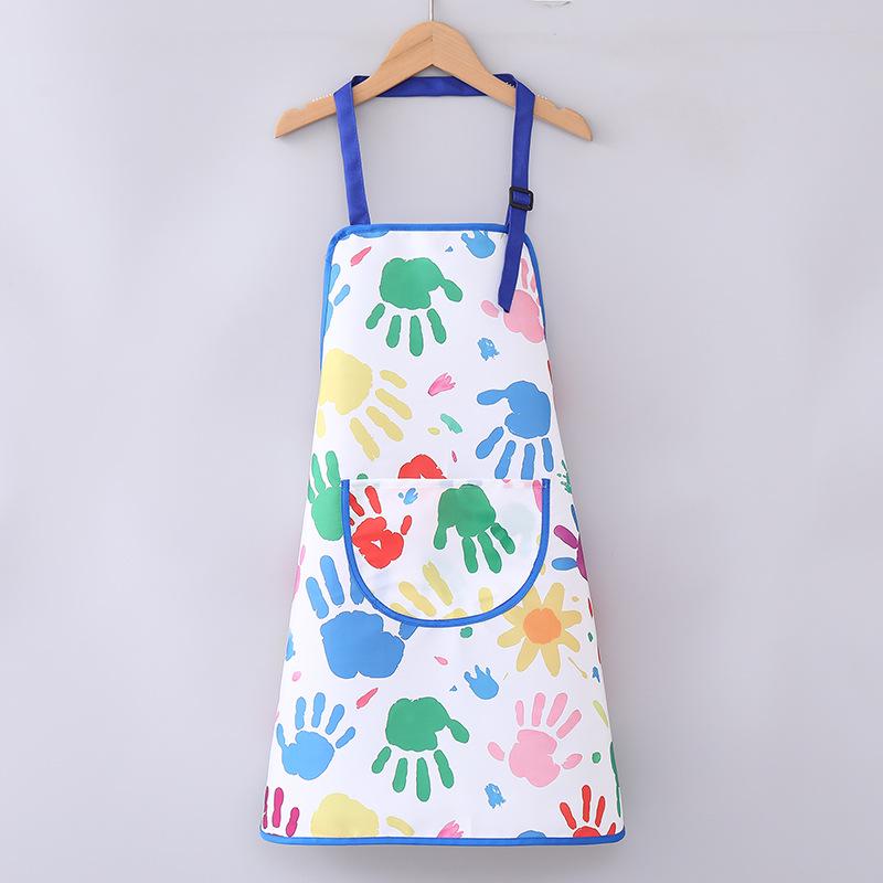Kids' Waterproof Long-Sleeve Art Smock with Custom Logo