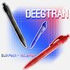 Deegtran Pens Bulk, 30 Pack No Bleed Black Ink Click Pens with Soft Grip, Wholesale Retractable Ballpoint Pens for Office School, Medium Point Smooth