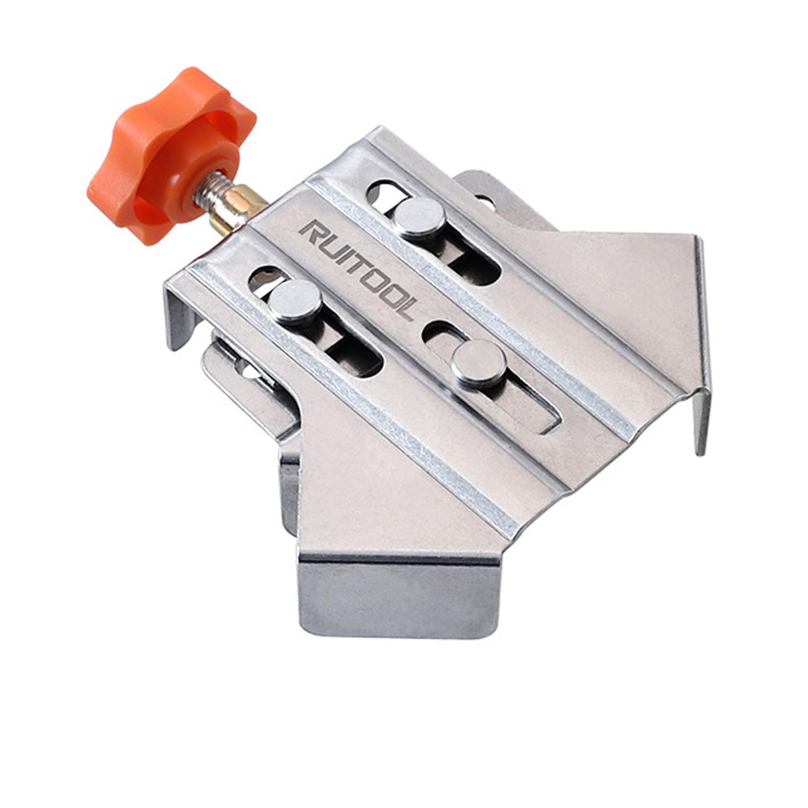 

90-градусный угловой зажим для деревообработки, зажим из нержавеющей стали для фоторамок и рамок для картин, прочный вспомогательный инструмент One Size