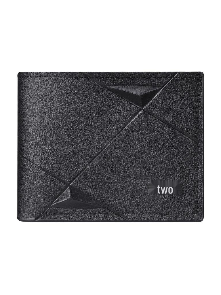 Men's Slim Leather Bi-Fold Wallet with Multi-Card Slots & Coin Pocket