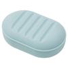 PP Material Soap Dish Portable Sealed 11.2*7.5*3.8
