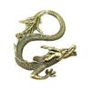 Handcrafted Brass Dragon Figurine 1Pcs Chinese Zodiac Retro Mini Mythical Beast Statue Home Desk Decor Collection