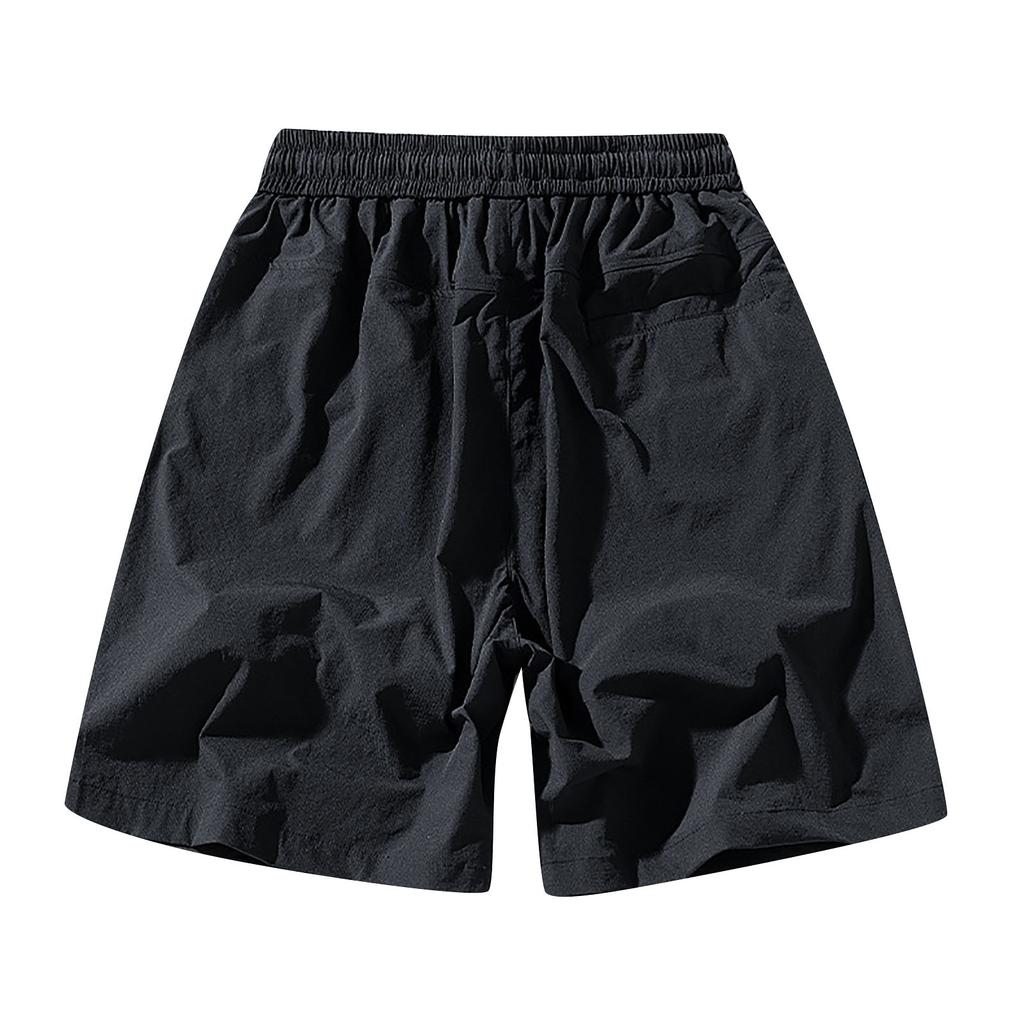 Letní pánské kamuflážní šortky s digitálním potiskem, flexibilní elastické sportovní šortky