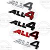 Металевий Значок Логотип MINI ALL 4 Наклейки на Кузов для MINI Cooper S JCW Countryman R60 R61 F60 Clubman Автоаксесуари