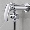 G1/2 Inch Thread Shower Diverter Valve Chrome Finished Bidet Diverter Valve  Bathroom  Use