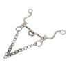 Pelham Bit Strong Fine Workmanship Stainless Steel Horse Bit for Horse Riding Equestrian Performance130MM