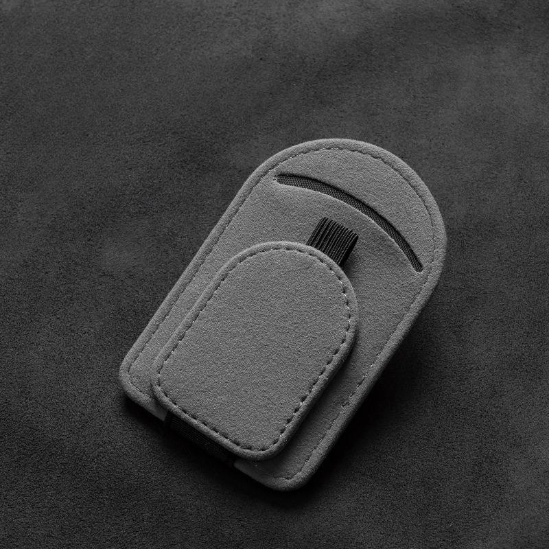 2025 Hot Car Glasses Clip Sun Visor Sunglasses Card Holder Accessory For Quattro Sline A3 A4 A6 A5 Q5 A1 Q7 Q3 Q2 Q8 A7 A8