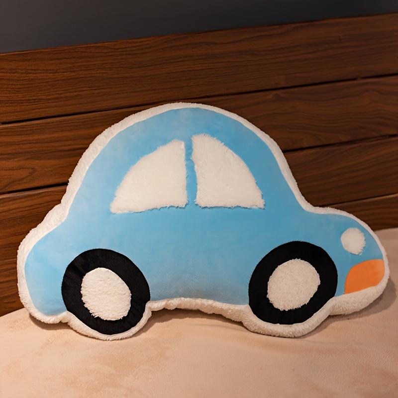 Cartoon Car Plush Pillow Soft Decorative Cushion for Home and Car Vehicle Themed Stuffed Toy for Comfort Suitable for Ages 14 and Up 1PC синий 1744₽