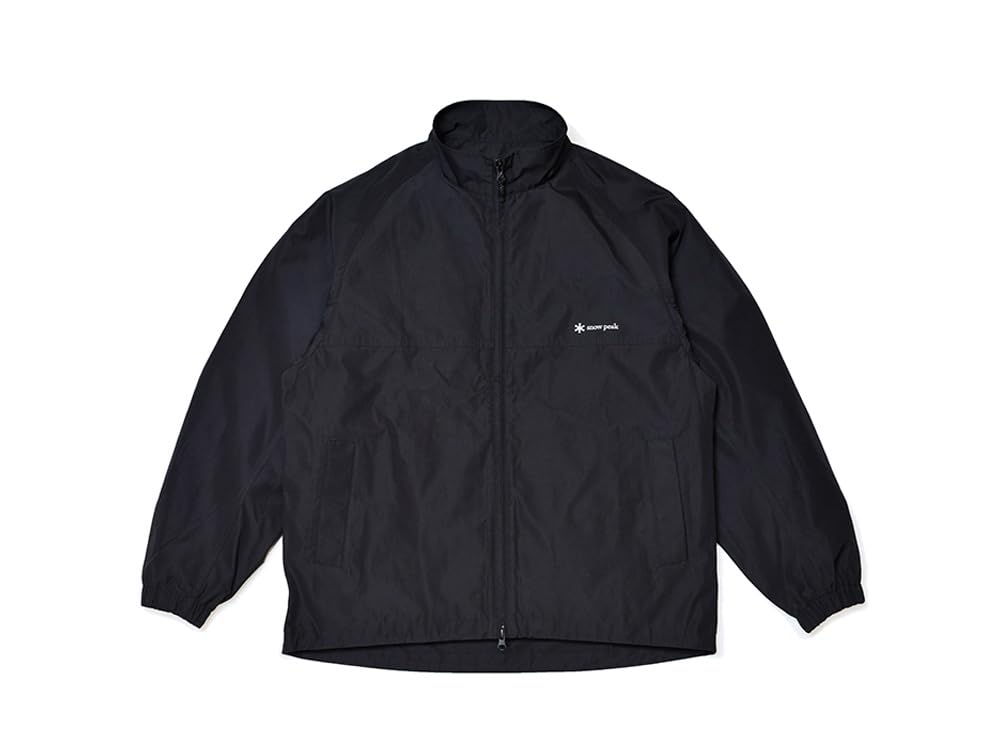 

Snow Peak Light Mountain Cloth Stand Collar Jacket Outer Size L EC-JK-25SU001, Jacket, Men s/Women s, Black,