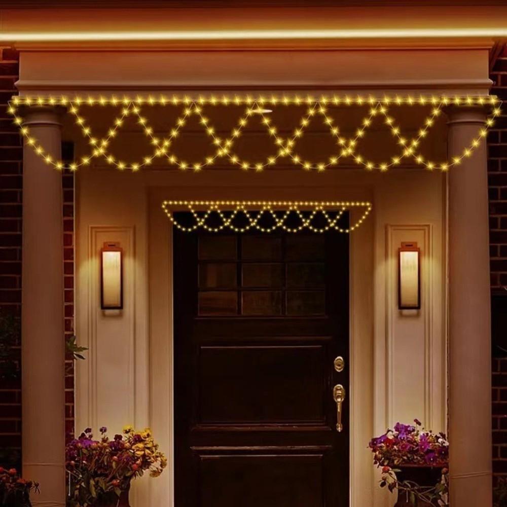 4M Hanging Curtain Light USB Power Festival Lights Decorative Eave String Lamp Patio