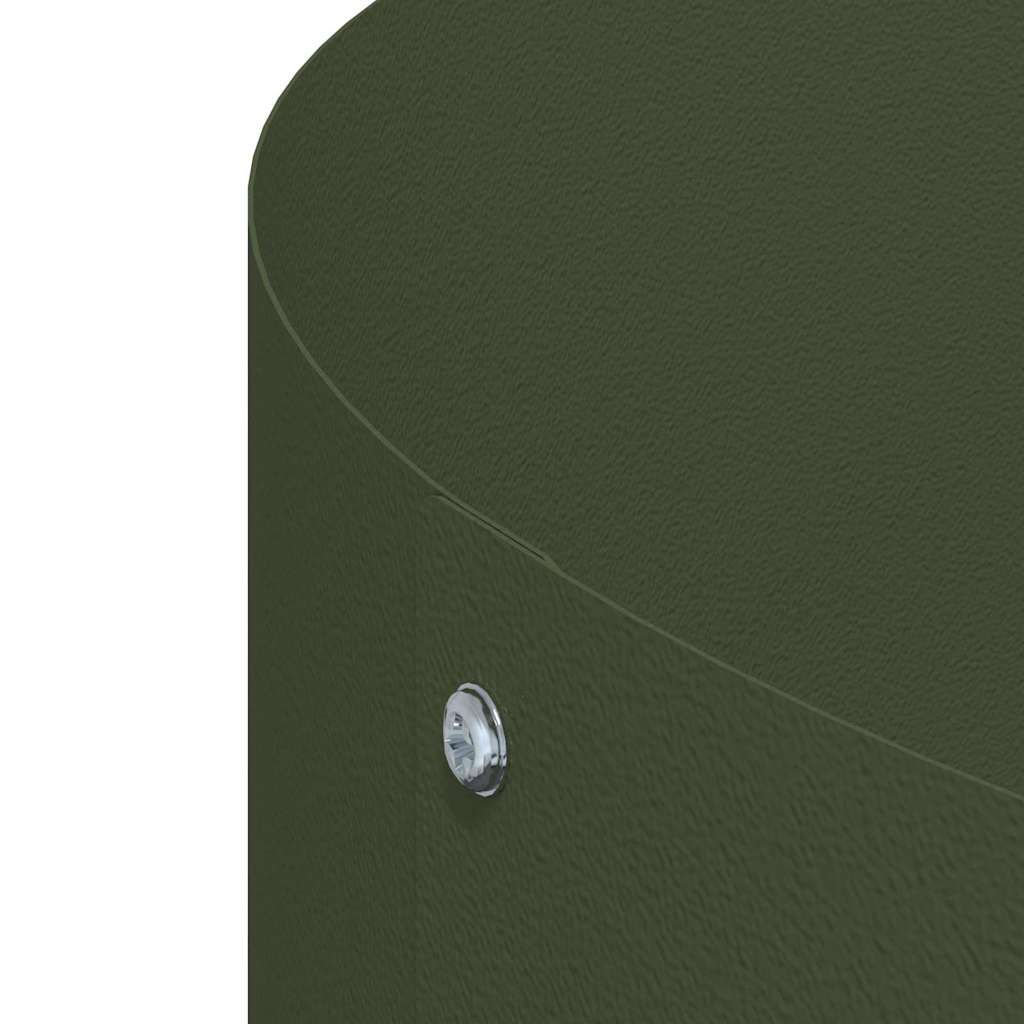 Plant Ring Olive Green 30 X 30 X 20 Cm Cold Rolled Steel