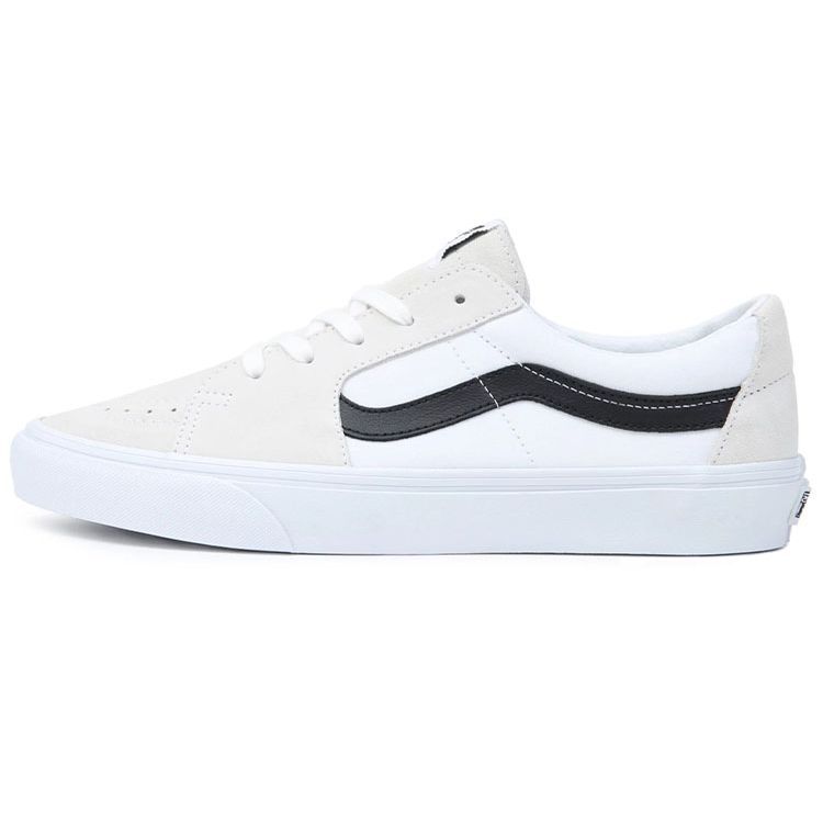 Vans Sk8-Low Contrast White Black Unisex Sneakers VN0A5KXDYB2 45
