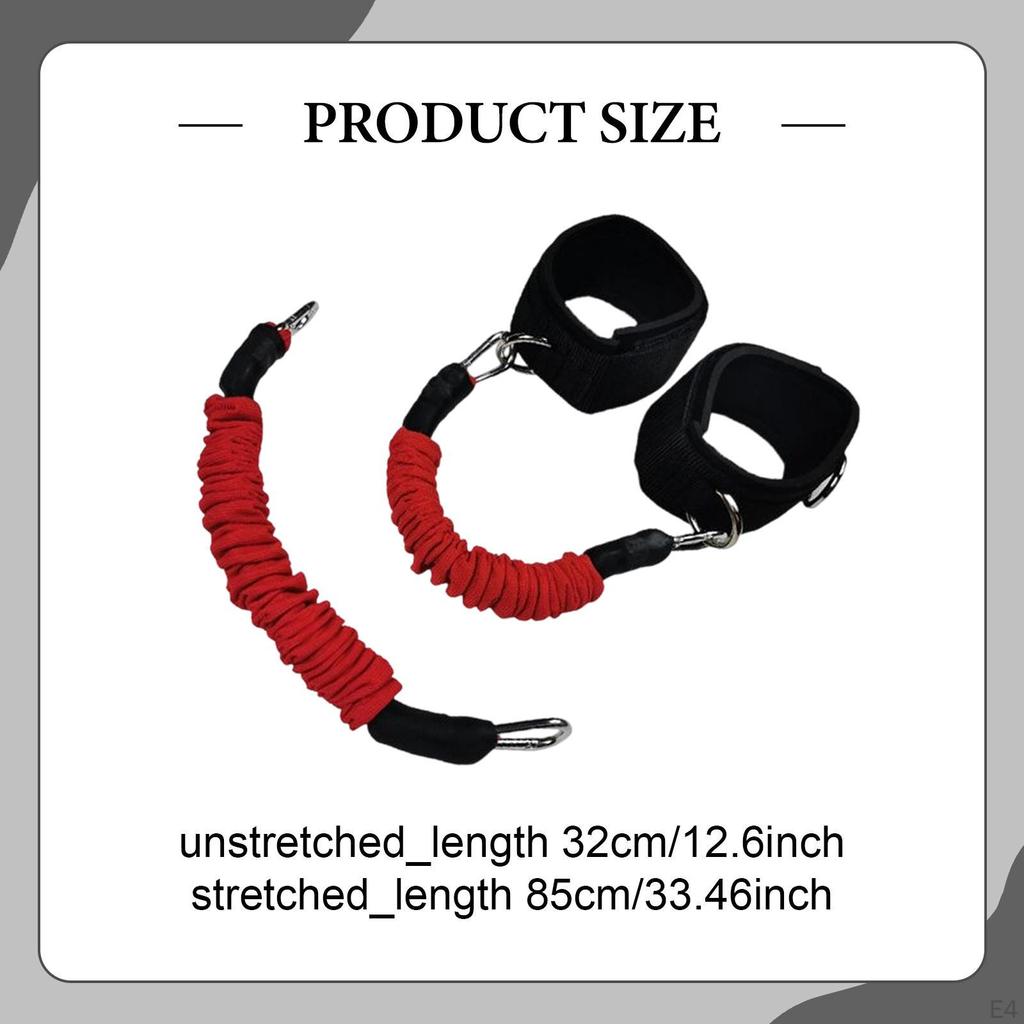 Elastic Leg Bands, Jump Training, Waist Belts, Ankle Resistance Ropes, Ideal for Basketball, Gym,