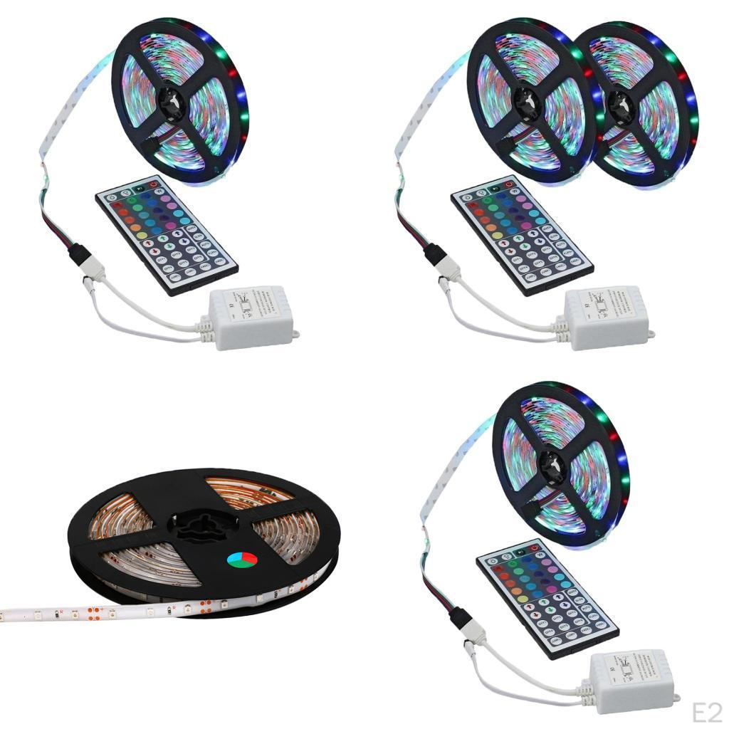 1 m LED-Farbwechsel-Lichtstreifen, 3528 RGB-Band, batteriebetrieben