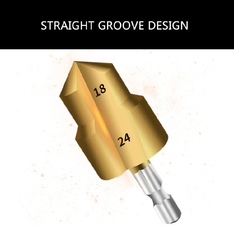 Easy To Use Reaming Drill Bit Pipe Cutter Drill Bit, Coated for Accurate Size Pipe Fitting for Water System