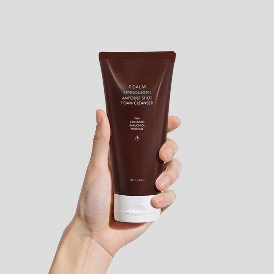 P.CALM Retinolagen Ampoule Shot Foam Cleanser 120ml