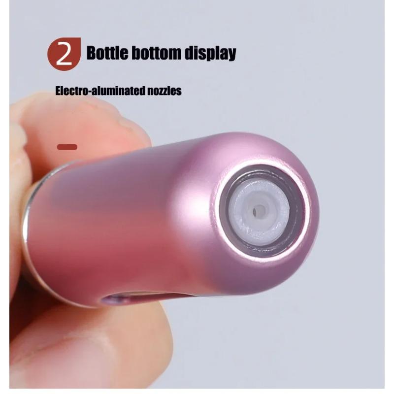 10ml 5ml Mini Portable Perfume Spray Aluminium Travel Self-Pumping Dispenser Bottle Bottom Direct Fill Jar Cosmetic Empty Tool