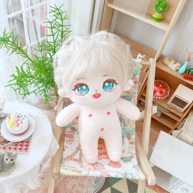 Star Doll Humanoid Doll Plush Toy, Kexin Internet Celebrity Cute Cotton Doll Naked Baby 20Cm No Attributes
