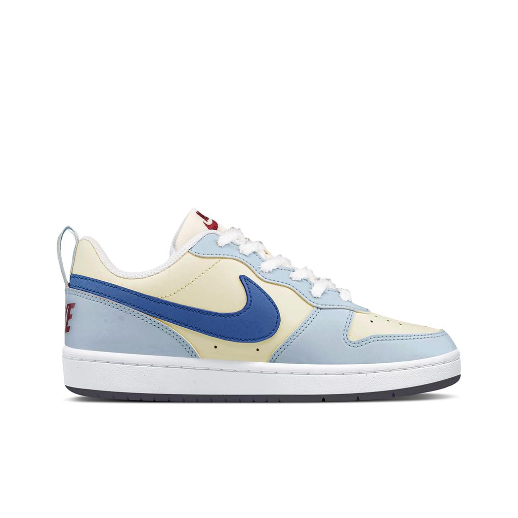 Nike Scarpe da Skateboard Basse Court Borough Resistenti all'Abrasione Donna Azzurro Chiaro DV5456-104(TeamS-)