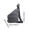 Mens Fashion Chest Bag Multifunctional Fanny Pack Large Capacity Simple Sling Bag Anti Theft Bag Ergonomic Waist Pack