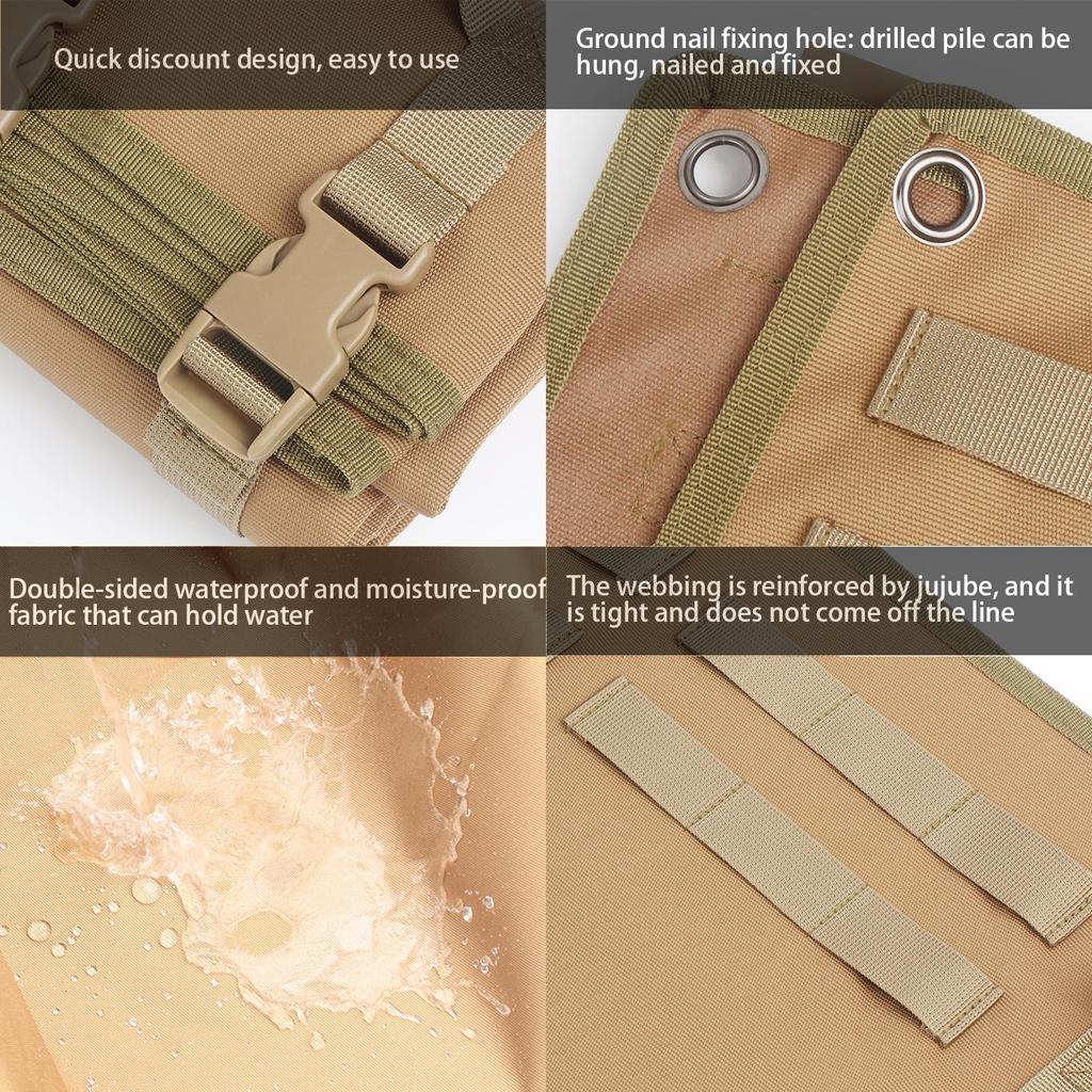 Outdoor Non-Slip Shooting Training Mat Double-Sided Multifunction Camping Pad Shooting Training Mat Double-Sided Waterproof