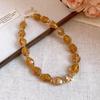 Elegant Summer Acrylic Beaded Necklace: Fashionable Round Clavicle Chain Jewelry