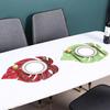 Table Mat Hollowed-Out Nordic Heat-resistant Simulation Turtle Back Leaf Placemats for Dining Table