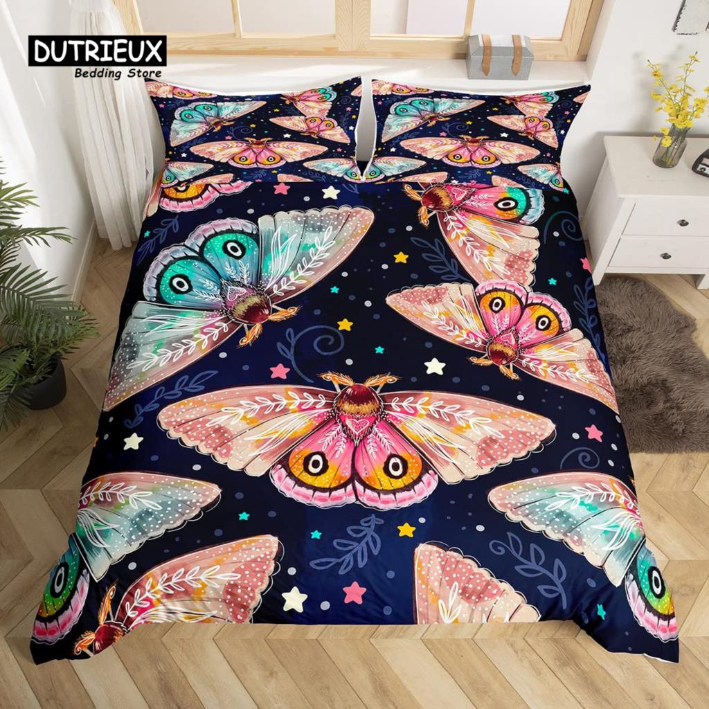 

Bohemian Mandala Duvet Cover Set 3Pcs Bedding Set Soft Comfortable Breathable Duvet Cover For Bedroom Guest Room Decor EU Single(135*200cm)3pcs