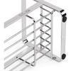 Kitchen Sink Sponge Holder, 304 Stainless Steel Kitchen Soap Dispenser Caddy Organizer, Countertop Soap Dish Rack Drainer with Removable Drain Tray