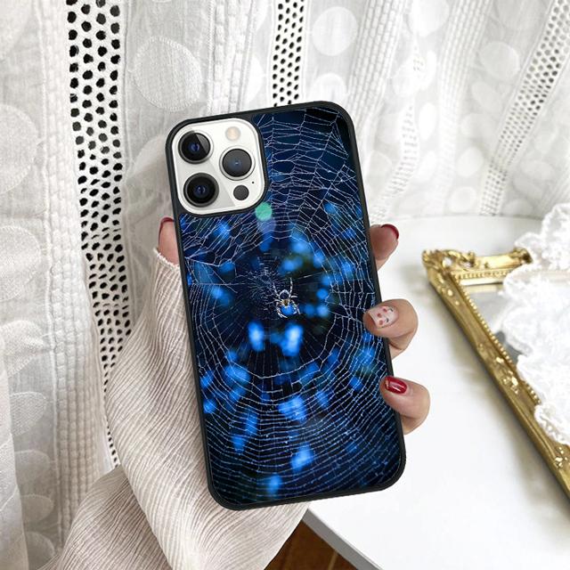 Spider Web Phone Case For Samsung Galaxy S10 S22 S23 S24 Note 10 20 Lite S20 Plus S21 Ultra Back Cover