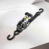 Retractable Belts with S Hook Motorcycles Ratchet Strap Tie Down Retractable Ratchet Straps for Trailers Vehicles Boat