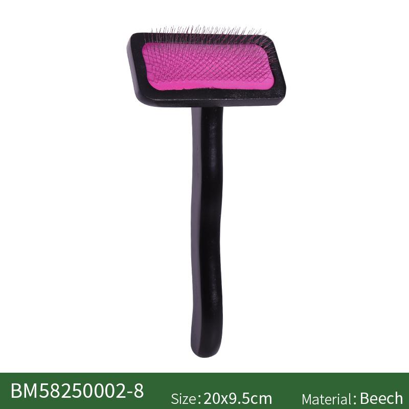 Pet Comb Wood  Massage Cute Hair Remover Cat Dog Brush for Grooming Bamboo Mini Rubber Custom Small Fine Needle
