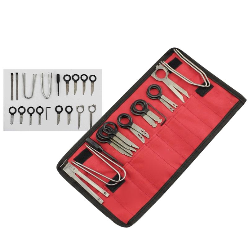 20 Pcs Practical Car Speaker Disassembly Tool Set Automobile Stereo Removal Radio Keys Remove Tools Repair Modification